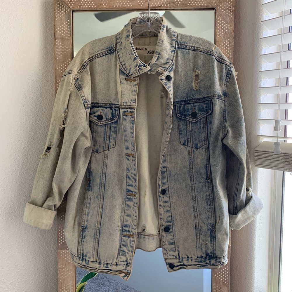 Acid Wash Denim Jacket